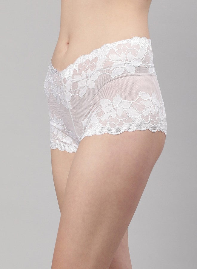 CUKOO Women Nylon Lace Hipster - Image 2